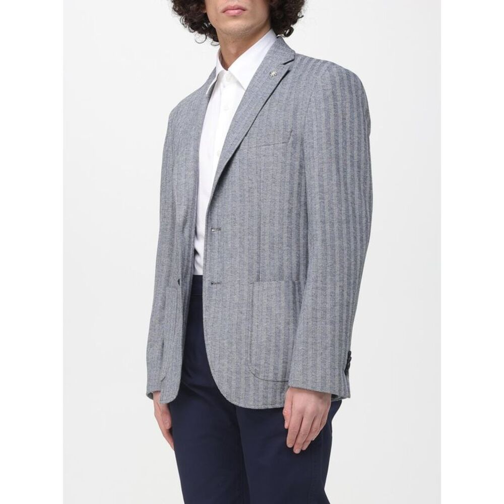 Manuel Ritz Jacket Men Blue - Picture 3 of 4